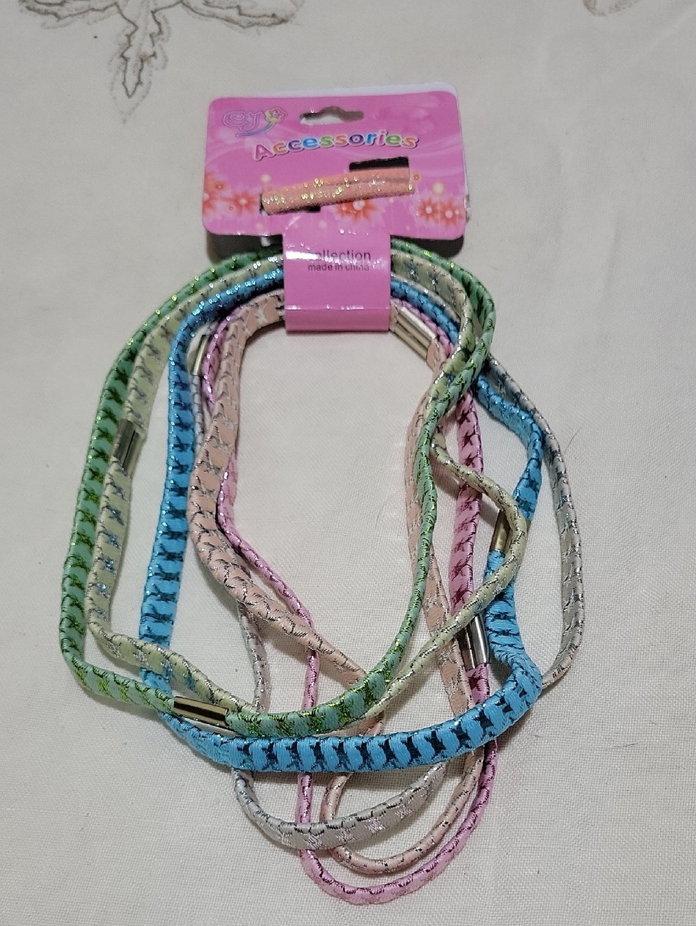 Accessorize Pink Glitter Snap Hair Clips